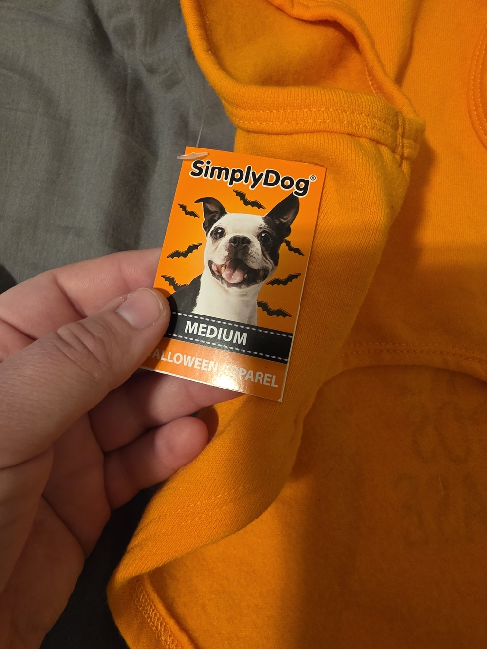 Halloween Ghost Hoodie Tank - Orange & Black* Nwt - Picture 3 of 3